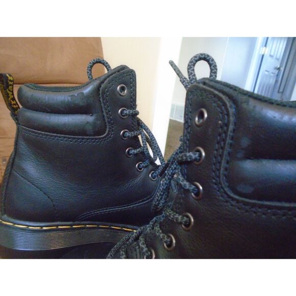 Dr Martens black leather Industrial steel toe boot size 7 - Picture 7 of 9